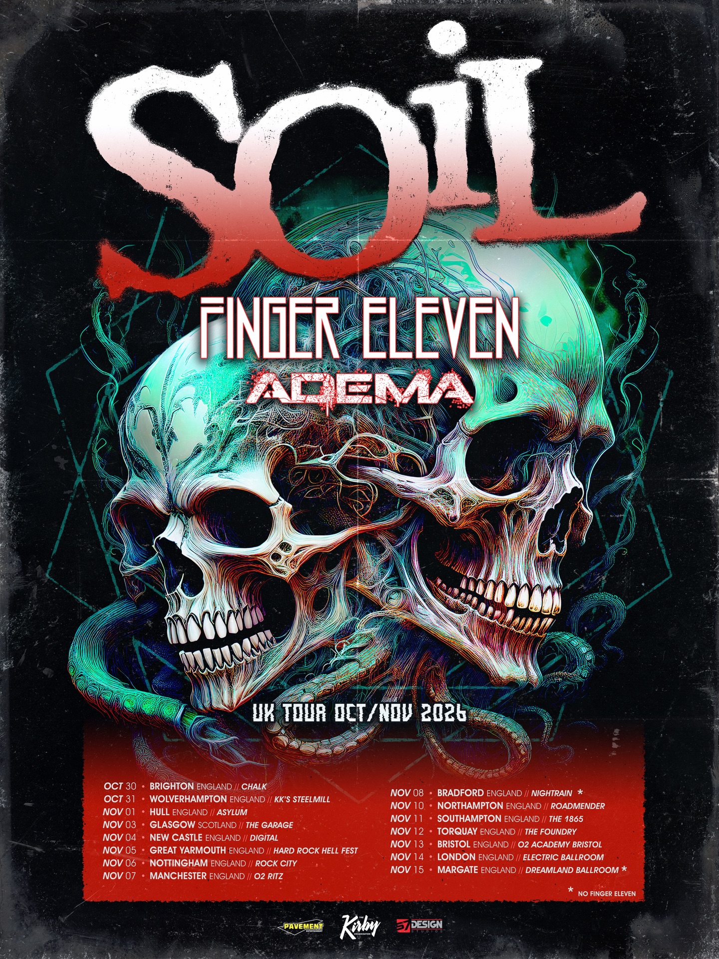 Adema Tour Poster 2026